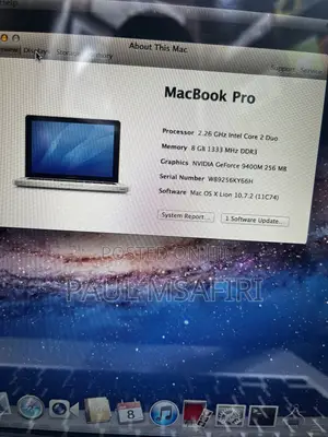 Laptop Apple MacBook Pro 2011 8GB Intel Core 2 Duo HDD 500GB