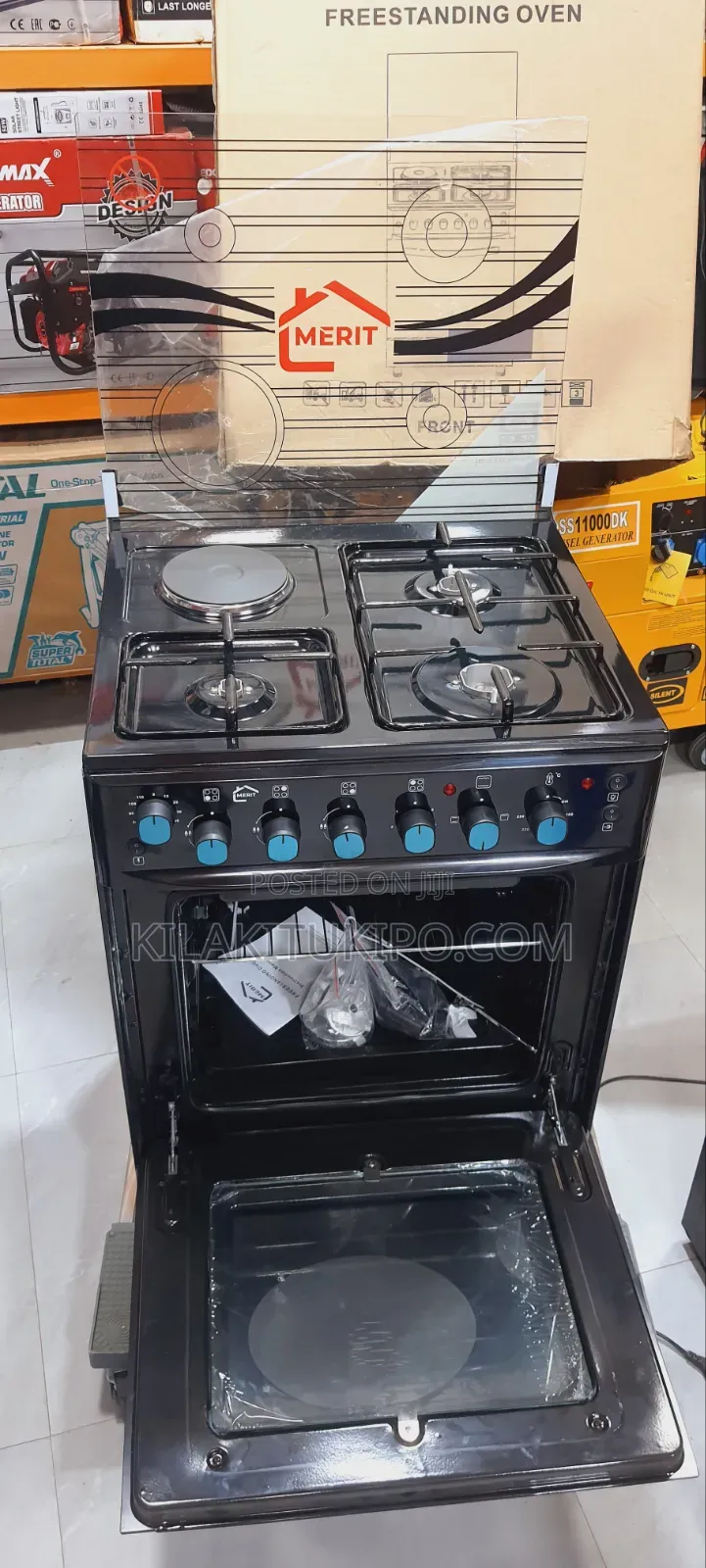 Oven Cooker 60×60cm With Electric Oven