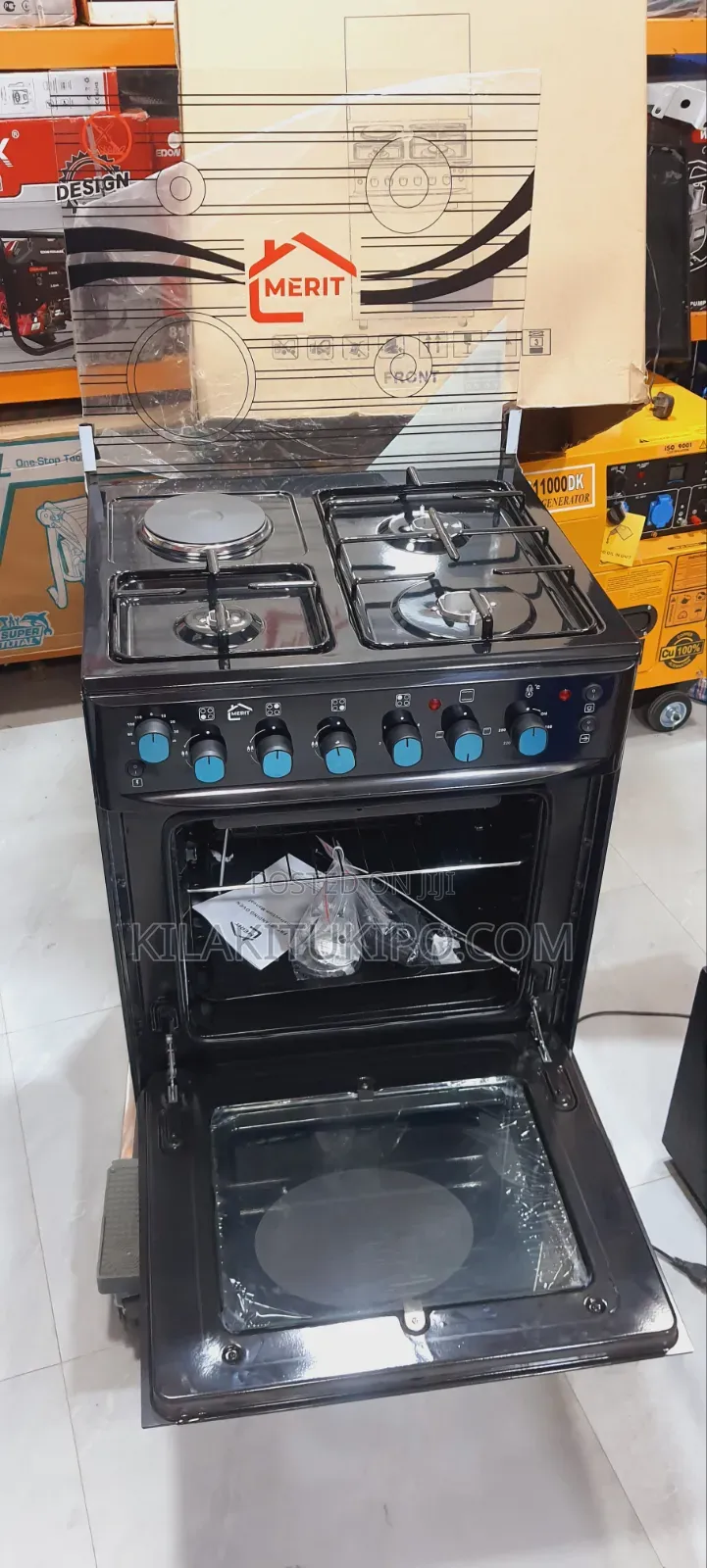 Oven Cooker 60×60cm With Electric Oven