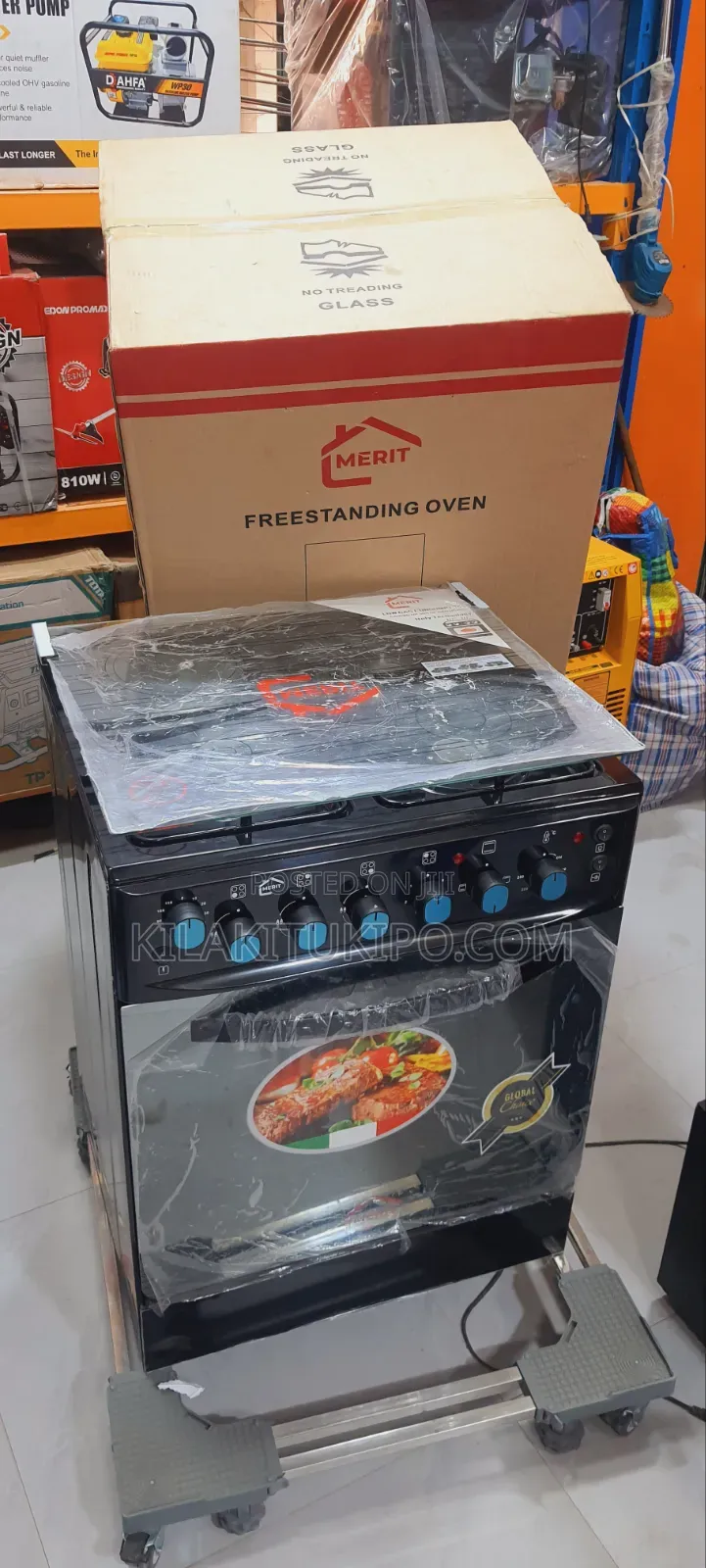 Oven Cooker 60×60cm With Electric Oven