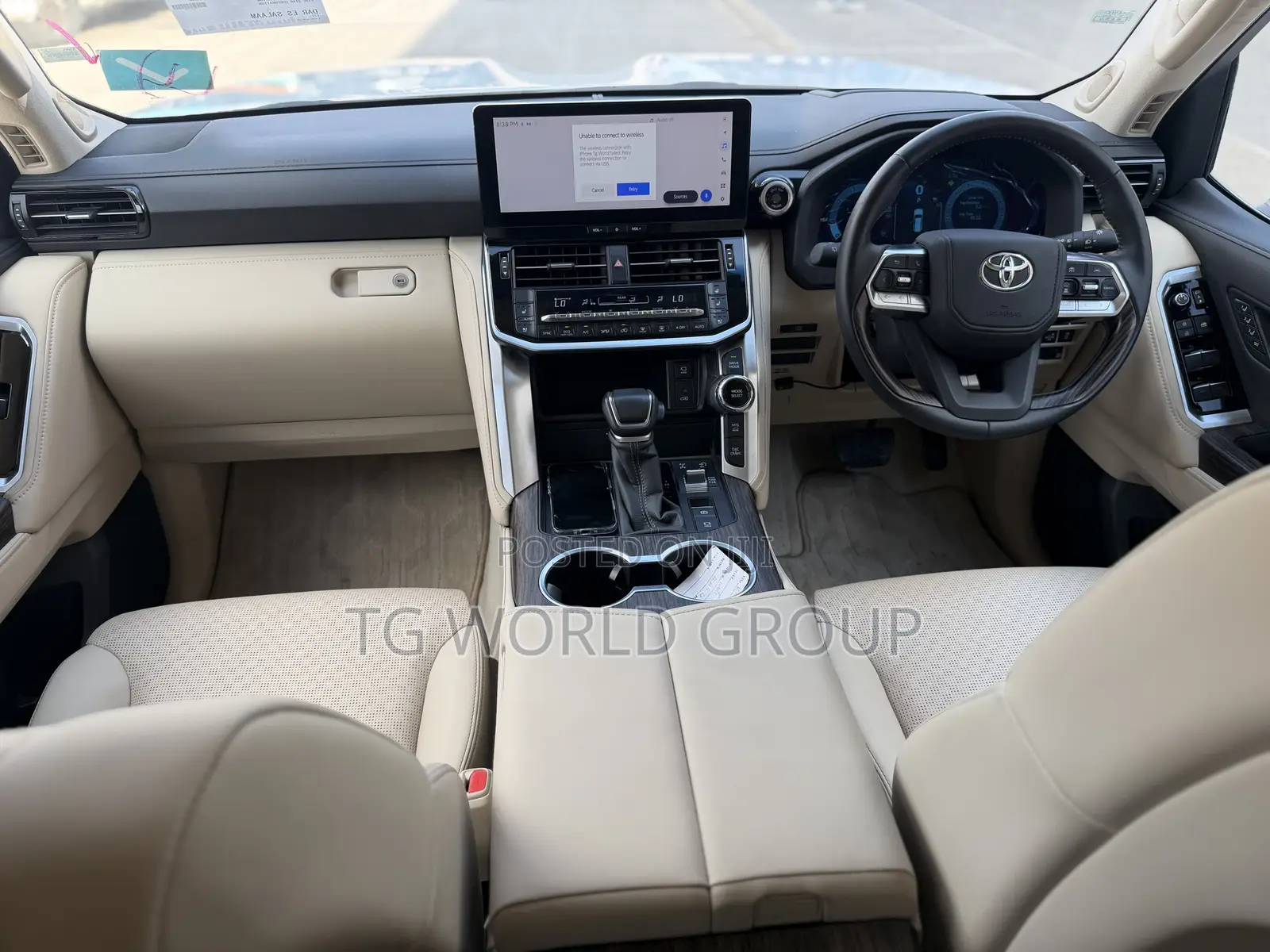 New Toyota Land Cruiser LC300 2025 White