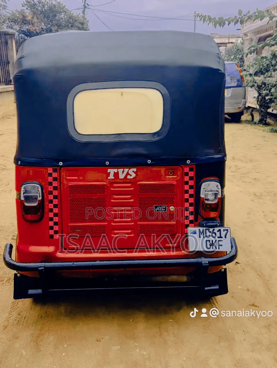 TVS King Deluxe Plus iTouch Start 2020 Red