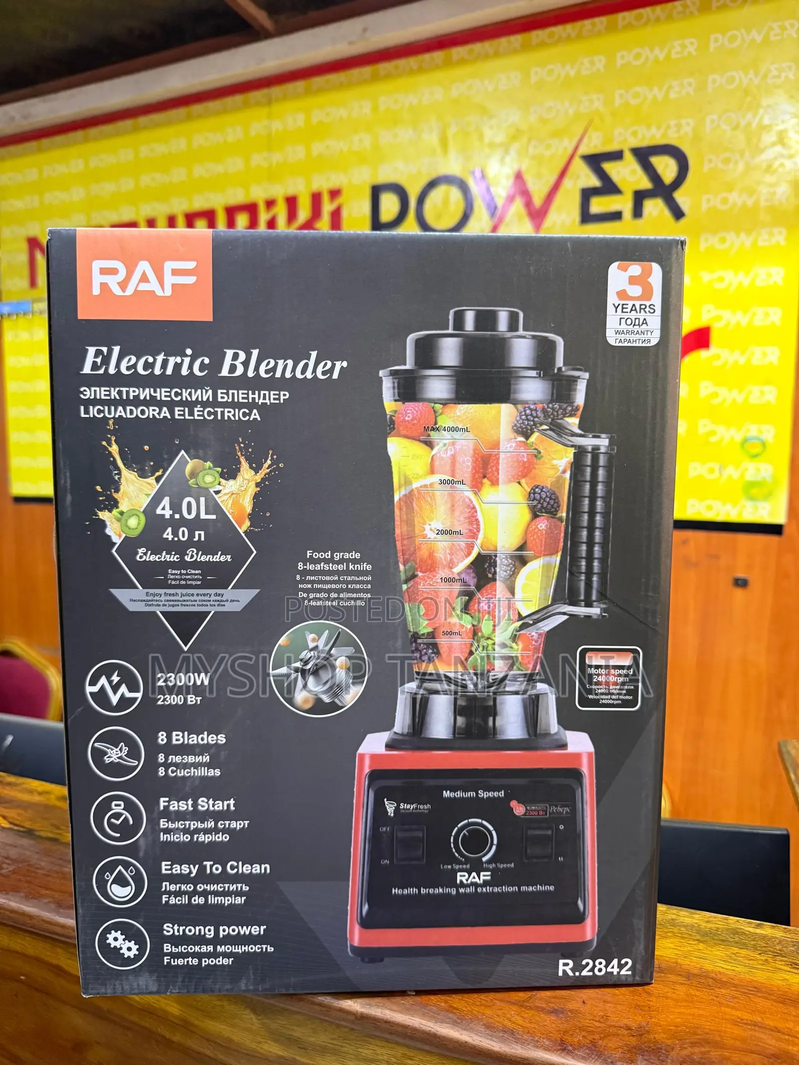 Raf Commercial Blender L4 2in1