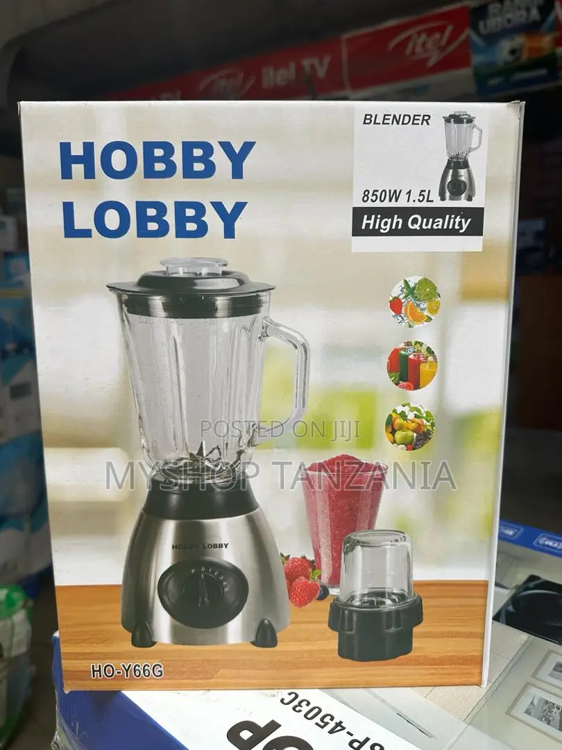 Hobby Lobby Blender Ya Kioo 2 in 1