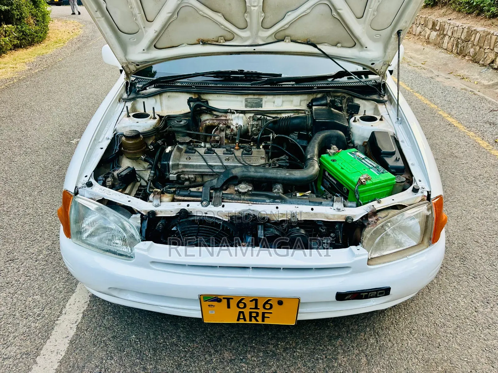 Toyota Starlet 2004 White