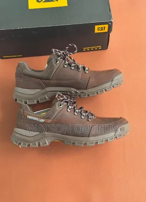 Men's Leather Shoes Cat or Caterpillar Brand 2 Colours Materials Org