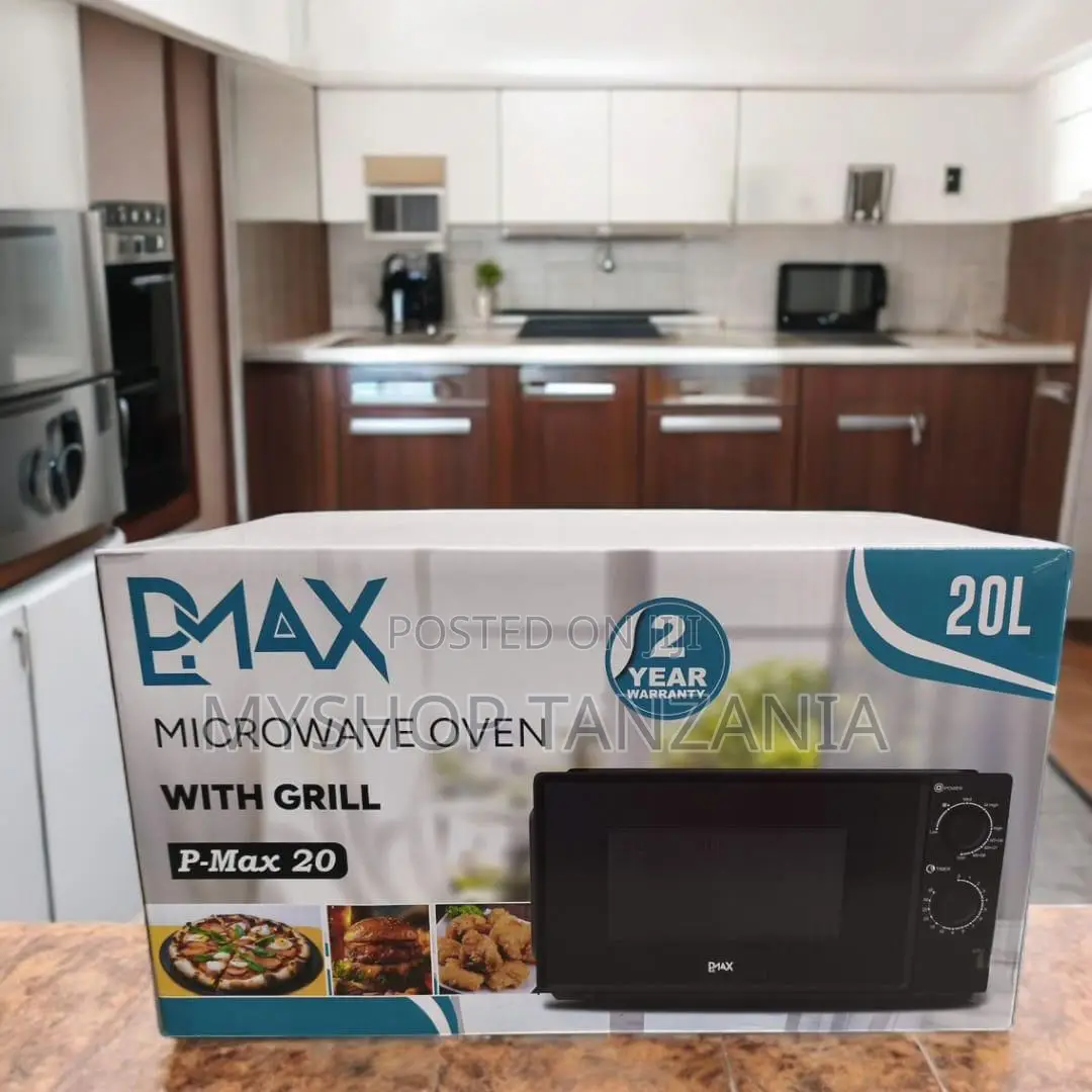 Pmax Microwave Oven 20 LTR With Grill Function Pasha Na Kuchoma