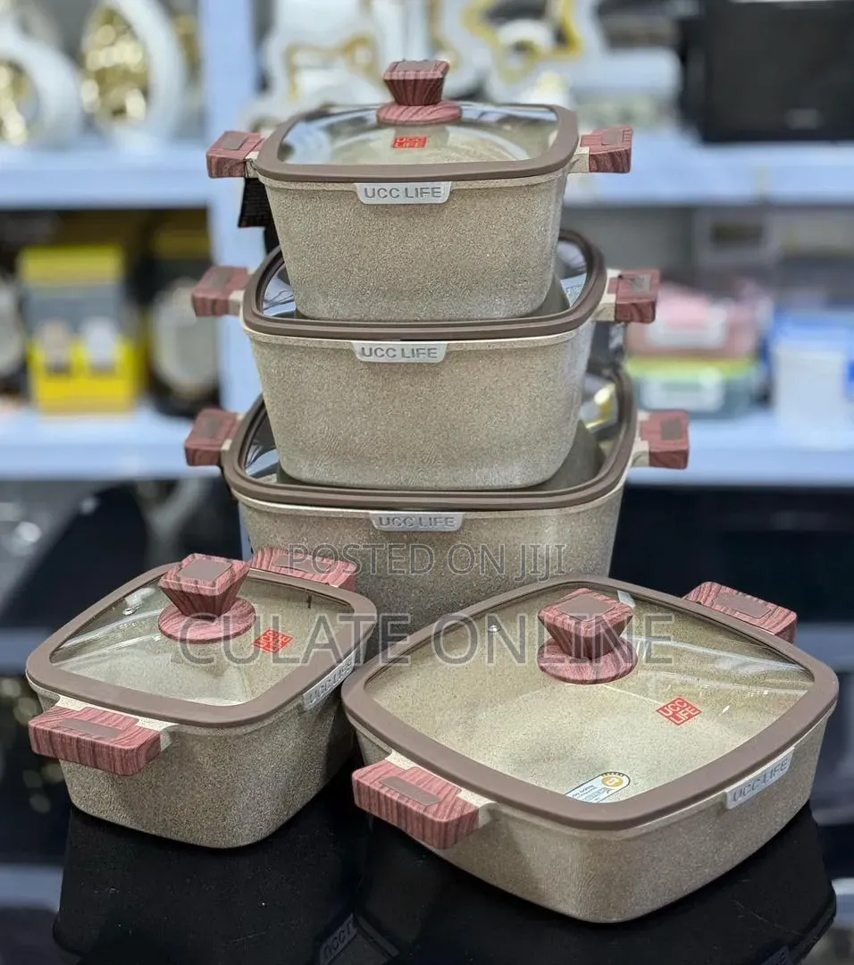 5pcs Ucc Life Non-Stick Cookware Set - 2