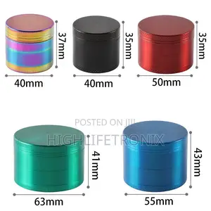 Grinder Ya Aluminium (4 Layers) – Ubora Wa Juu