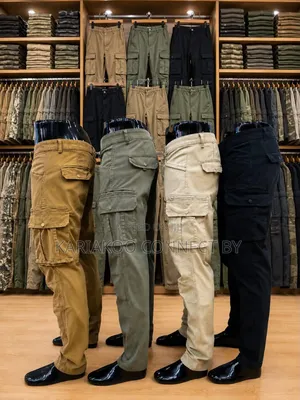 High-Quality Casual Cotton Cargo Pants
