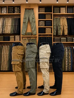 High-Quality Casual Cotton Cargo Pants