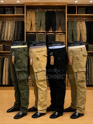 High-Quality Casual Cotton Cargo Pants