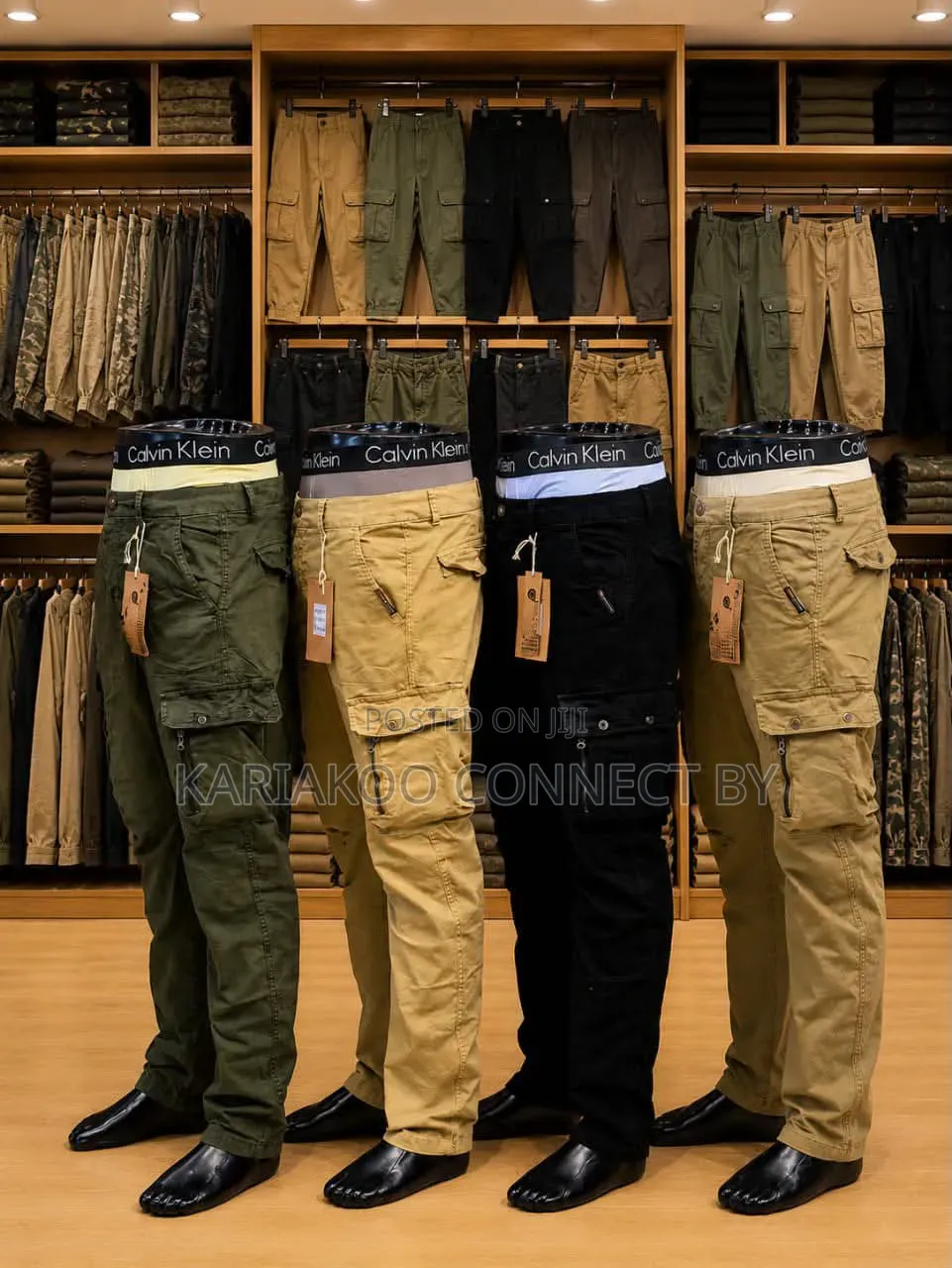 High-Quality Casual Cotton Cargo Pants