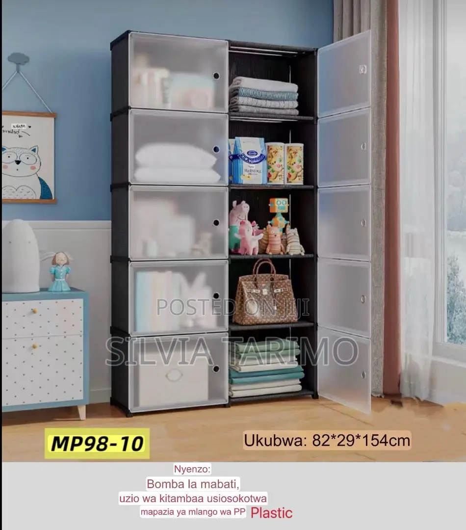 Portable Modular Storage Cabinet 10 Compartments