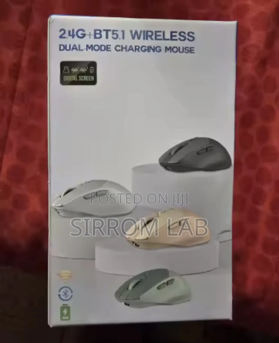 Wireless Mouse Bluetooth 5.0/2.4g Dual Mode,