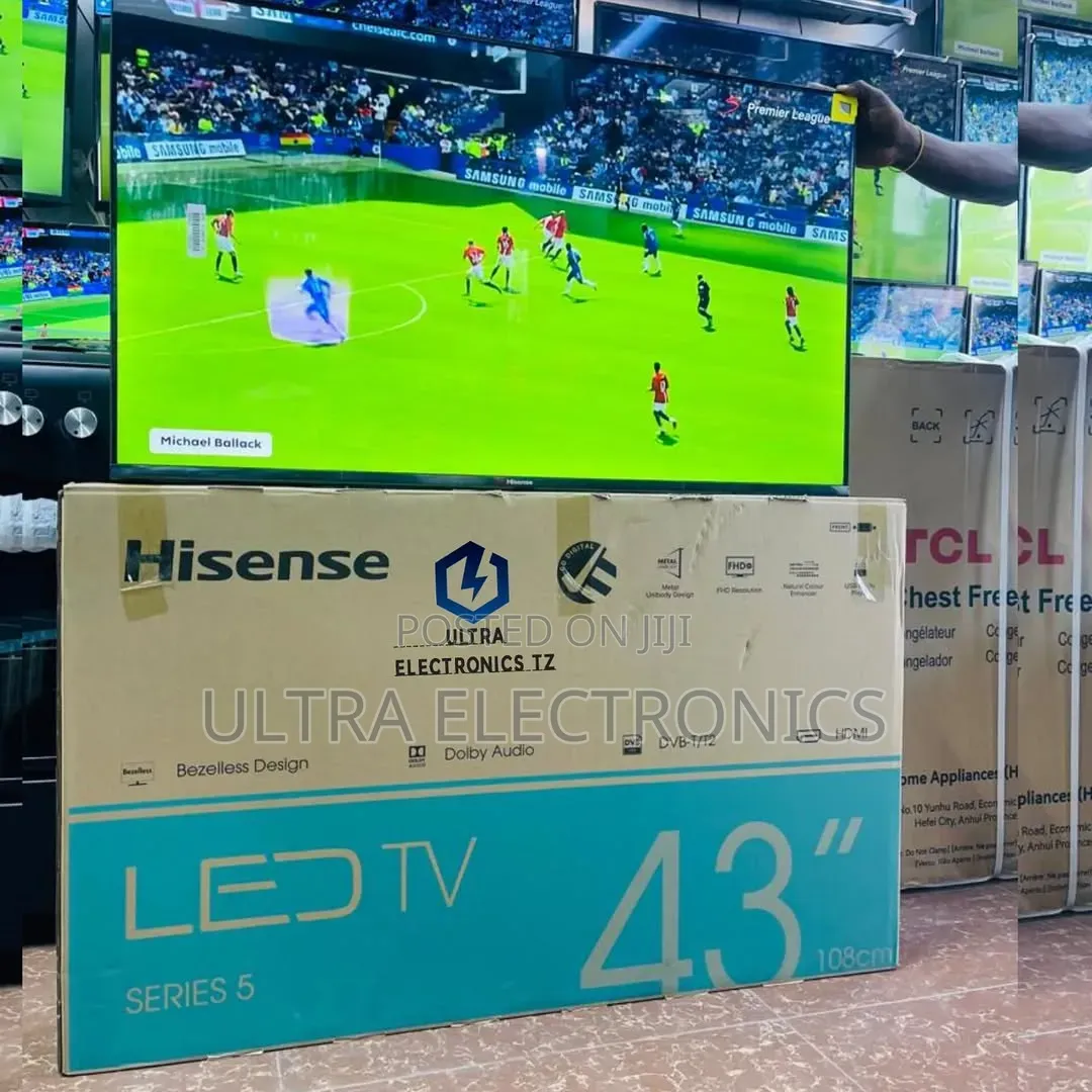 Hisense Tv 43 Inch Led Normal Frameless 
Series 5
Dolby Audio