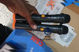 Uhf Rechargeable Wireless Microphone a Pair(2) With Receiver
