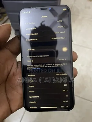 Apple iPhone X 64 GB Gray