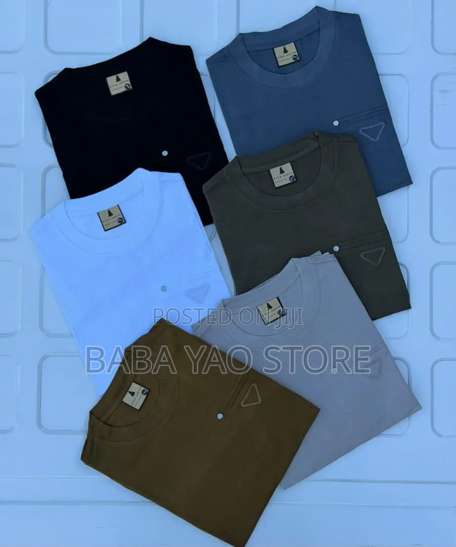 Men's Round Cowl Casual T-Shirts/Street Sports Wear.