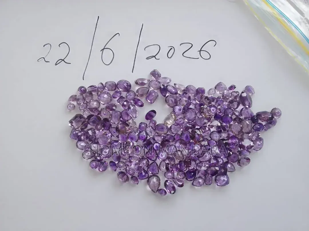 Cut Natural Amethsty Stones