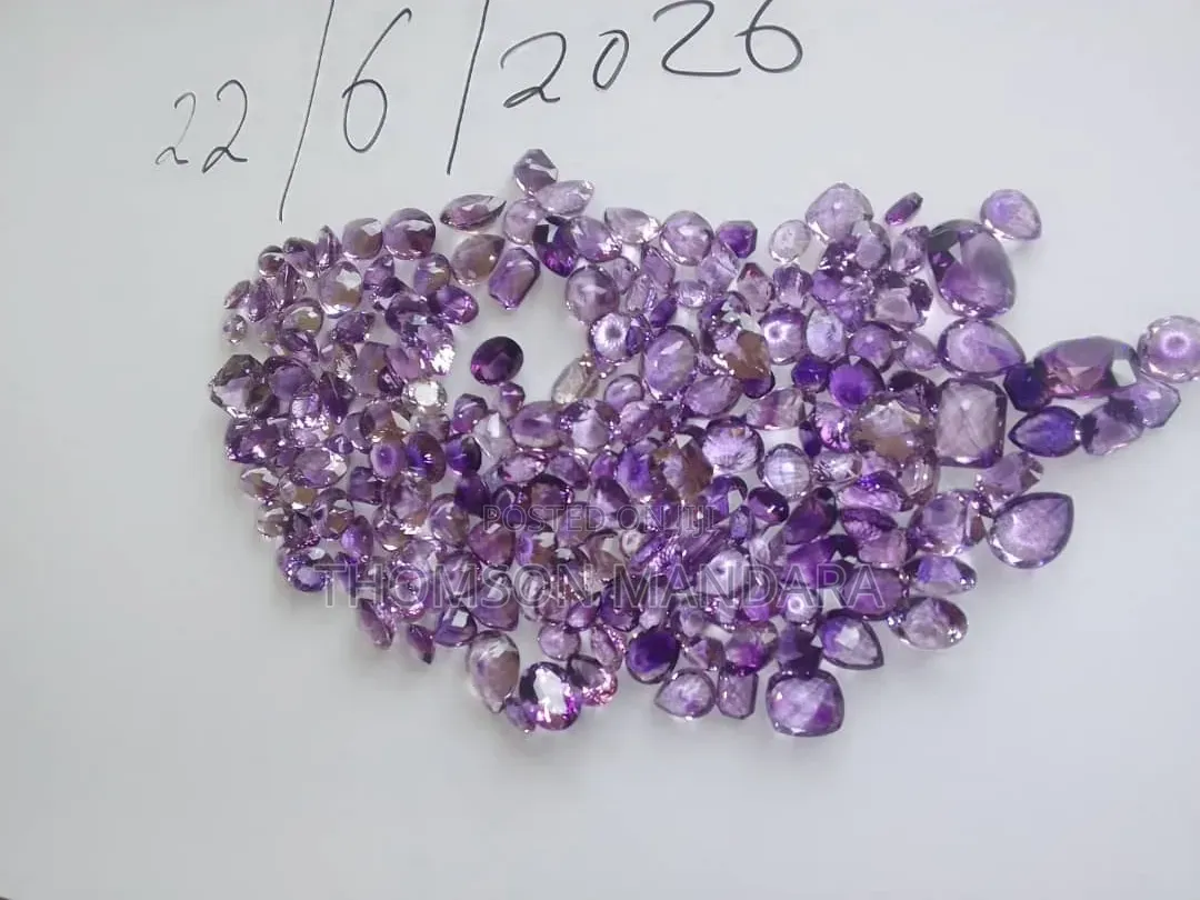 Cut Natural Amethsty Stones