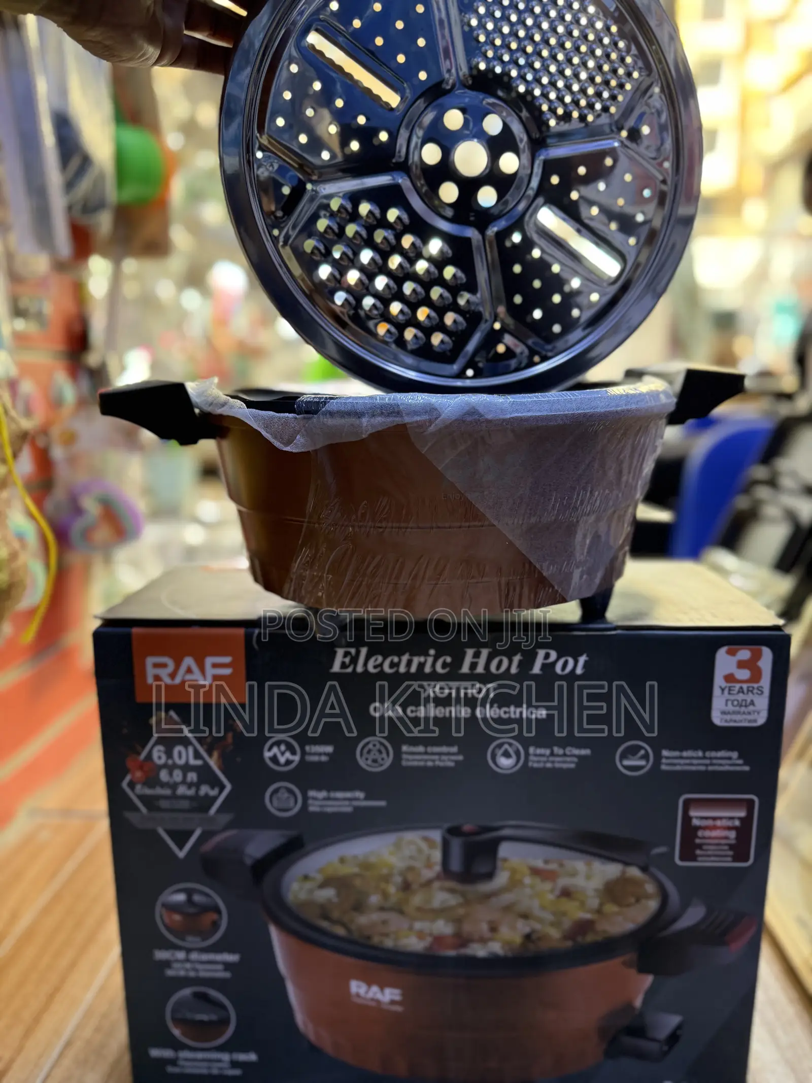Raf Electric Hot Pot 30cm and 6lts (Multfuction Cooker)