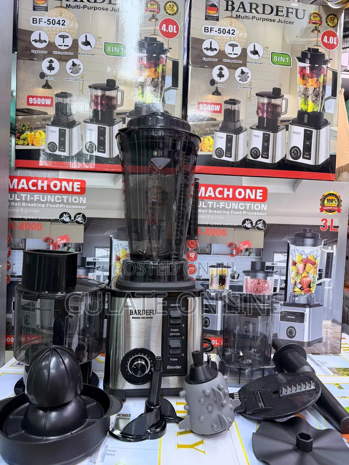 4ltrs Bardefu 8 in 1 Multifunction Blender