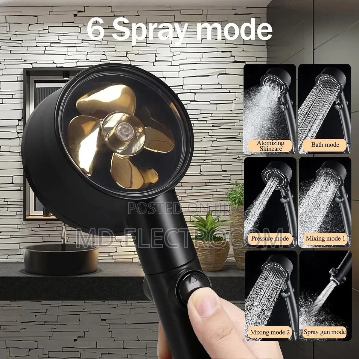 Pressurized Shower Filter Hand Booster