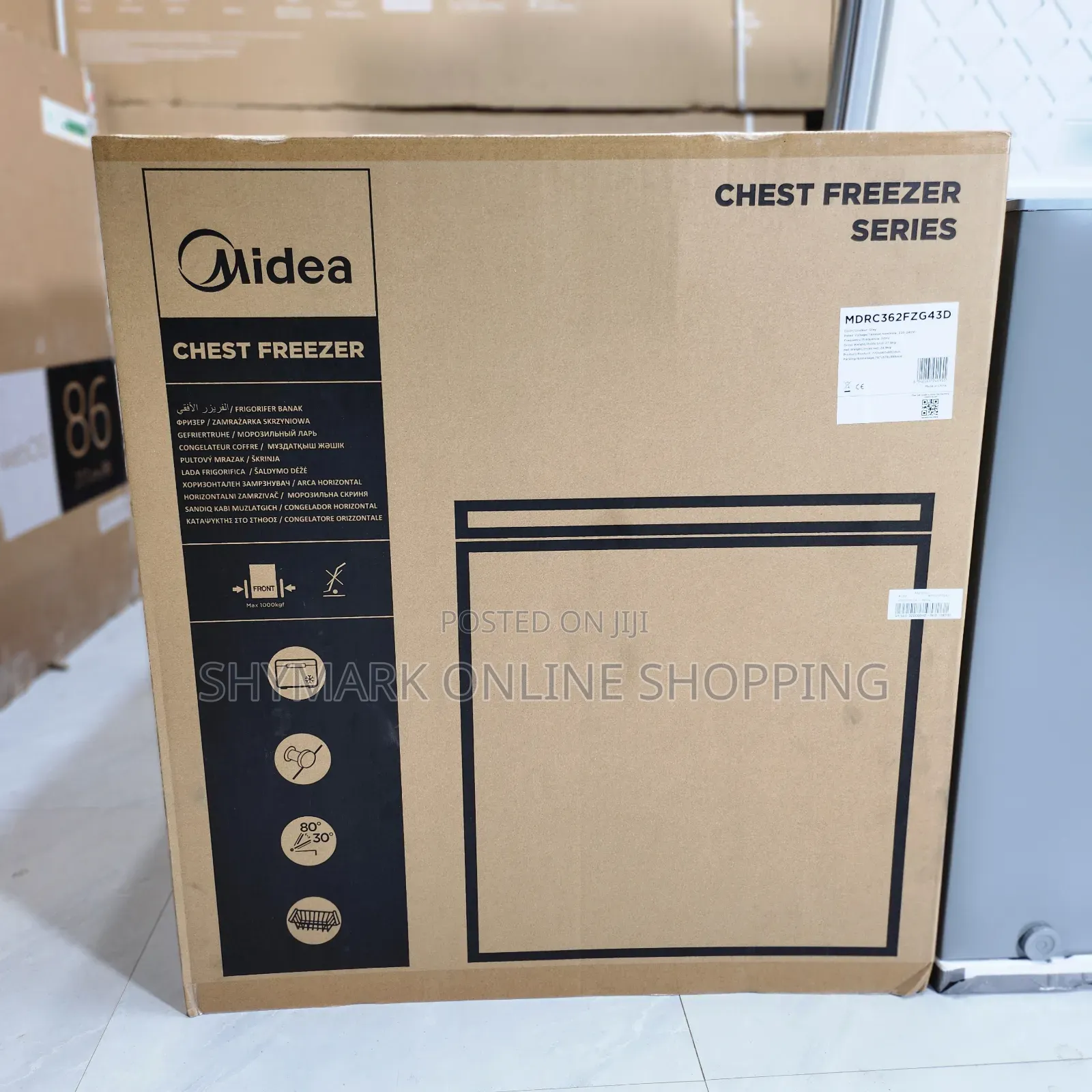 Midea Chest Freezer Single Door 200l