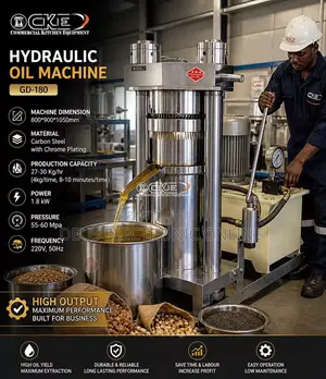 *Hydraulic Oil Press Machine* Machine Ya Kukamua Mafuta 30kg/Saa