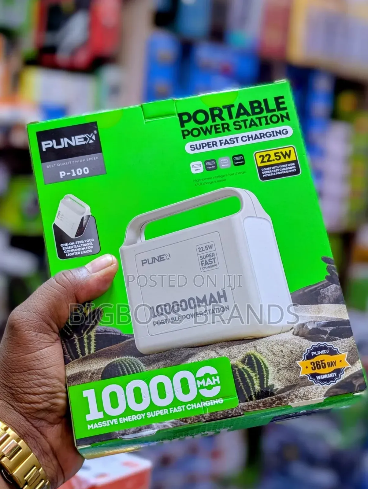 Punex Portable Power Station100000 Mah