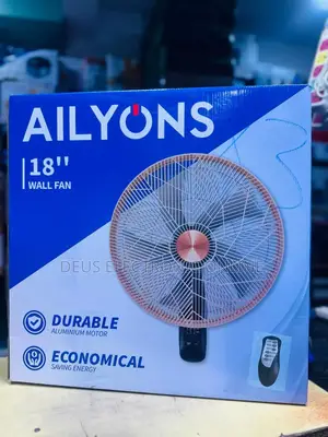 Ailyons Fan Ya Ukutan Size 18”Inatumia Remote