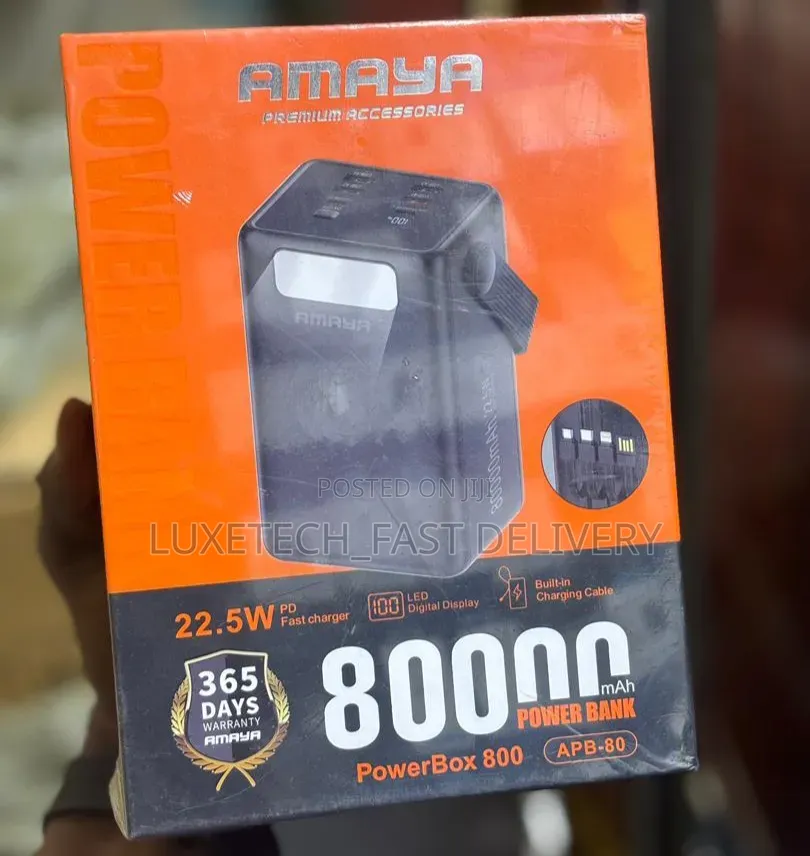 Amaya Portable Power Bank 80,000mah