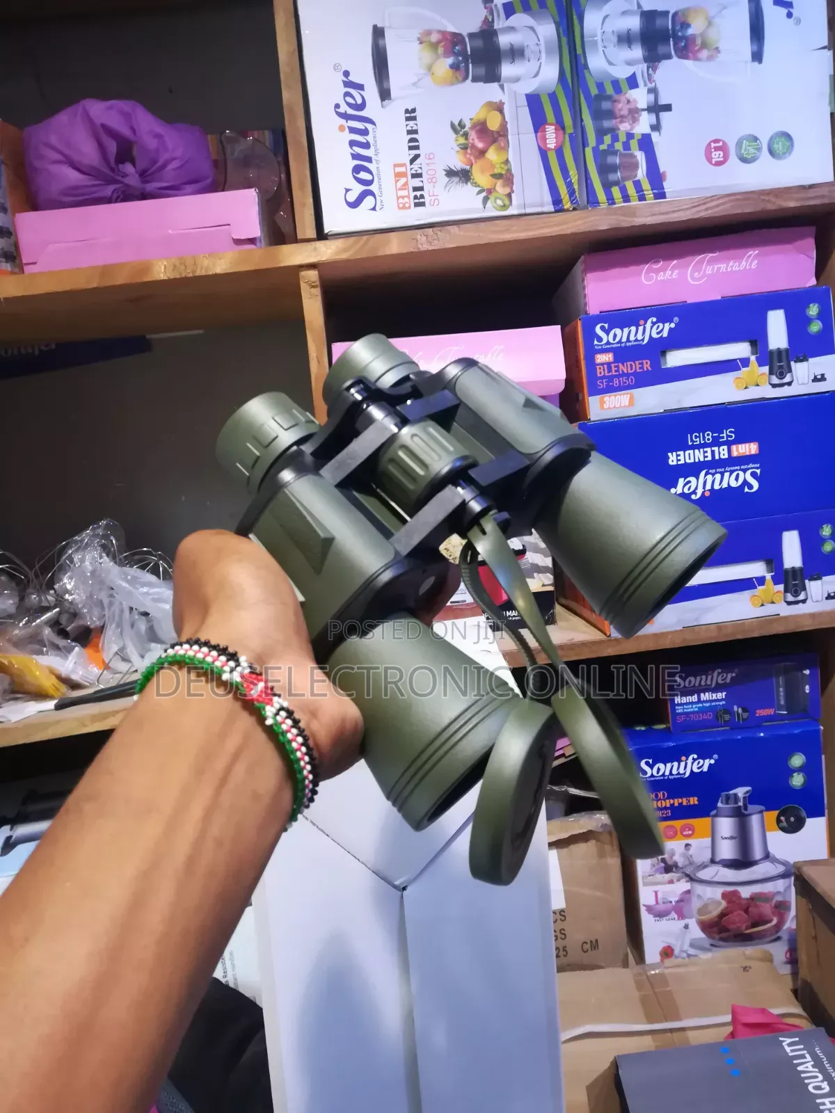 Binoculars Green Good Quality 20*50_168m_1000m