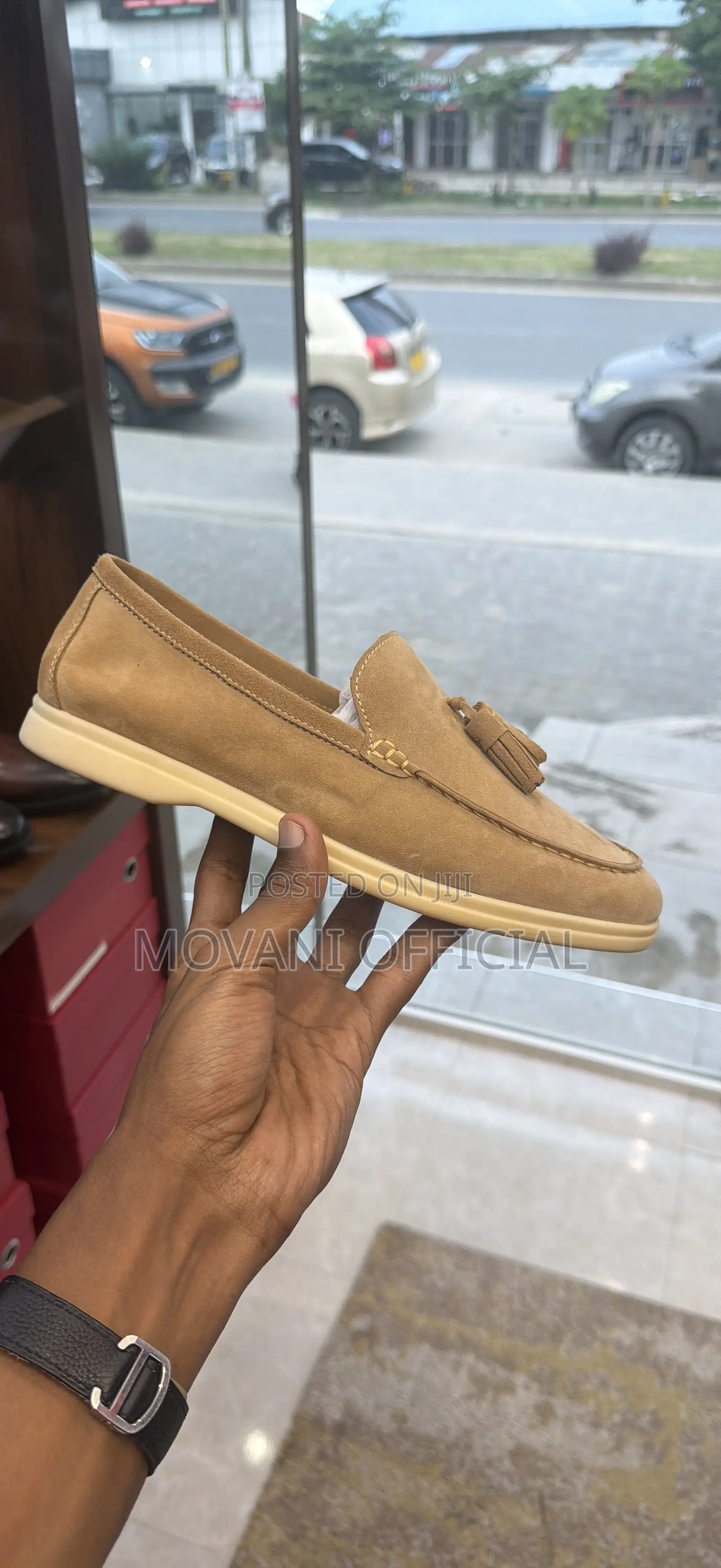 Suede Tassel Loafer