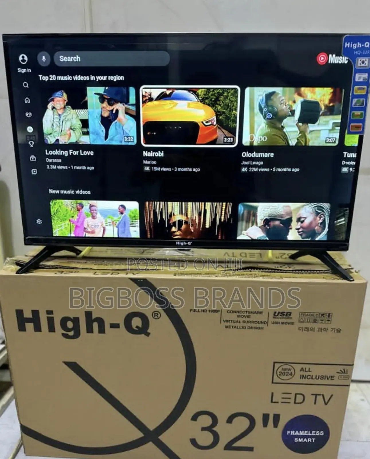 High Q 32 Inches Smart Framless