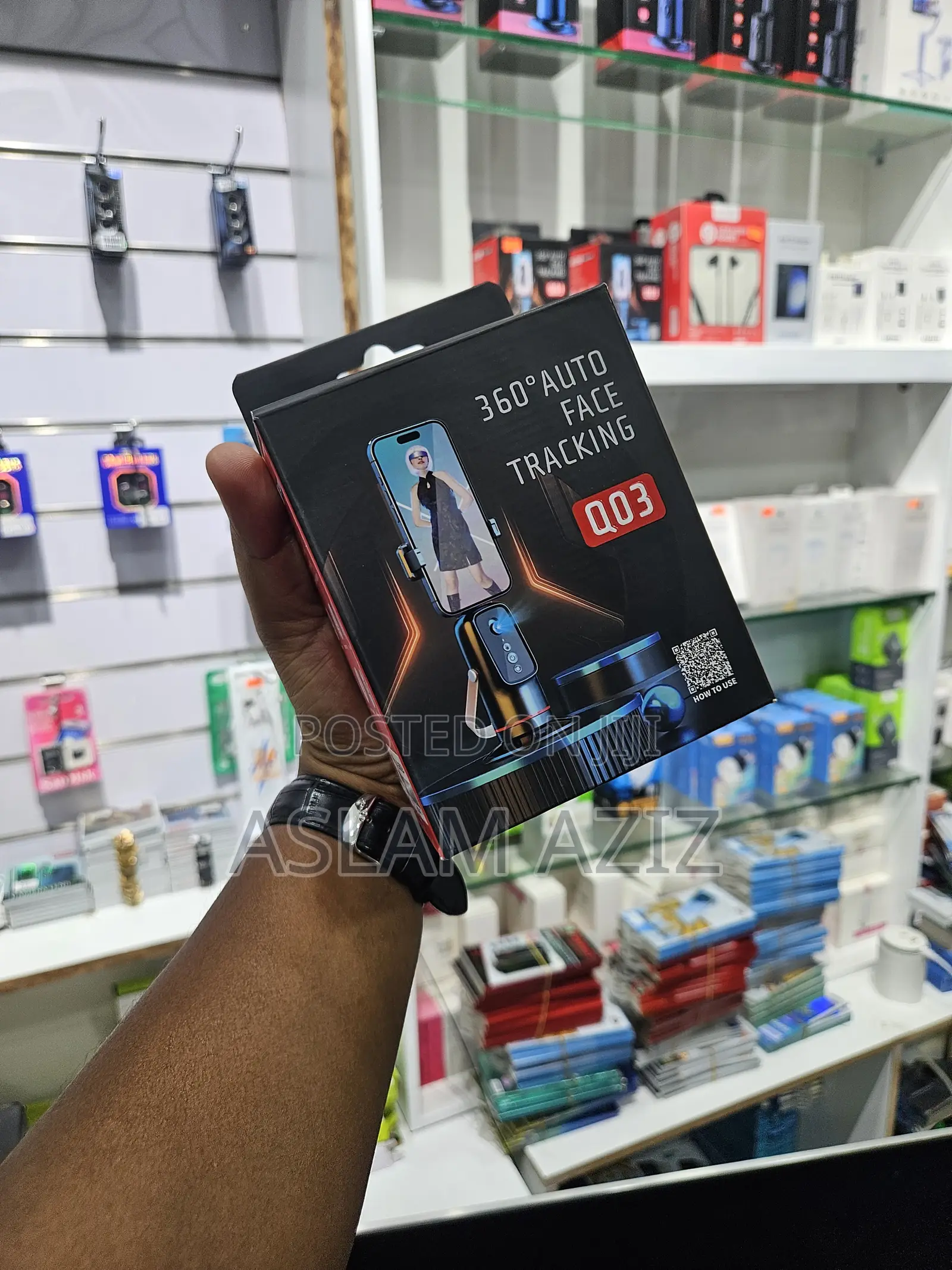 360° Auto Face Tracking Phone Holder"
