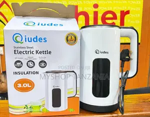 Quides Kettle Liter 3 Ina Uwezo Wa Kutunza Maji Ya Moto Kwa Masaa 2