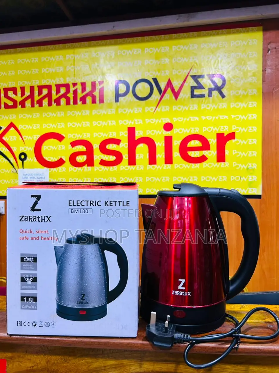 Zarathx Kettle 1.8l Red