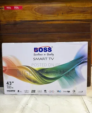 Boss Tv 43 Inches Smart Frameless