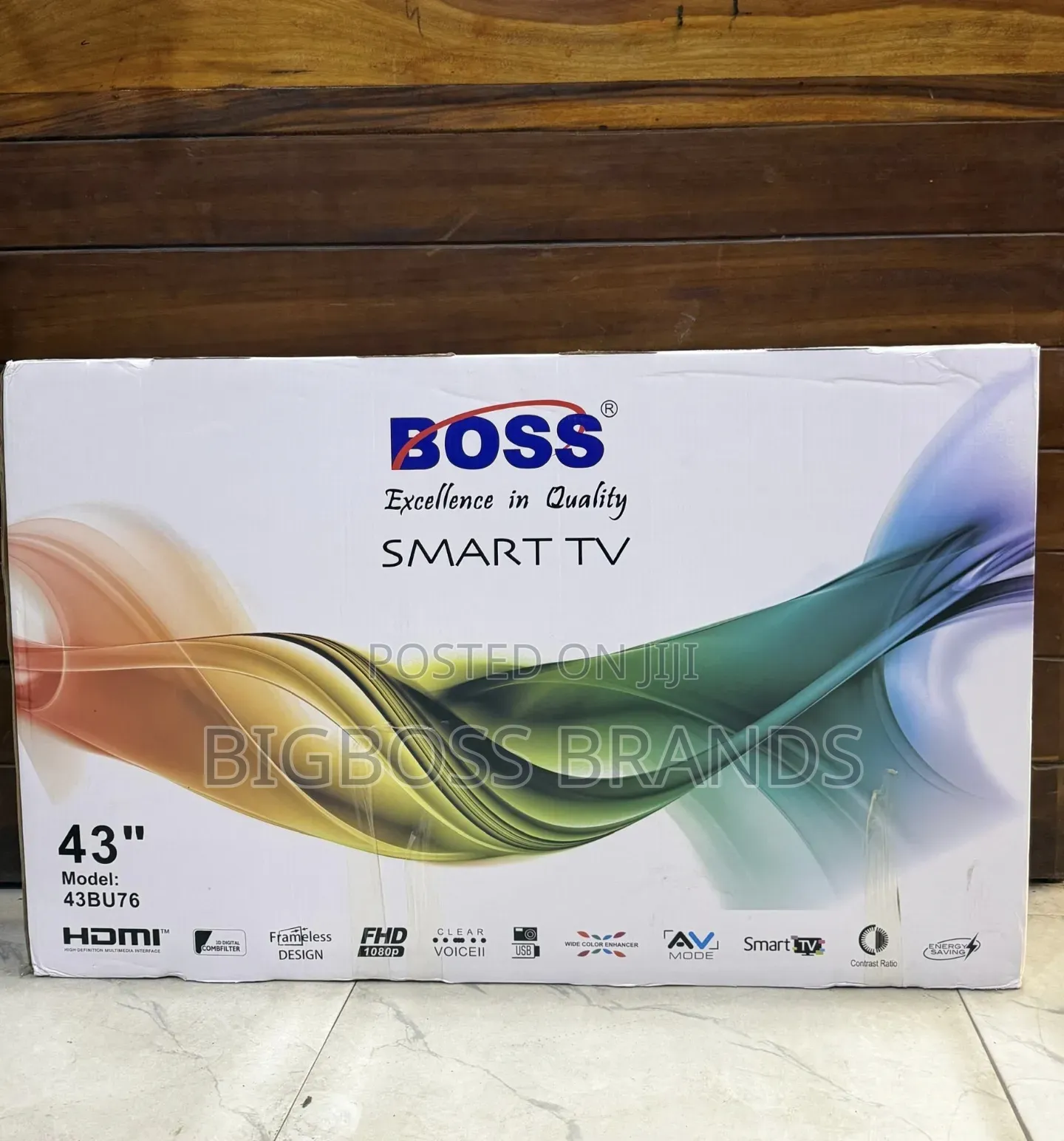 Boss Tv 43 Inches Smart Frameless