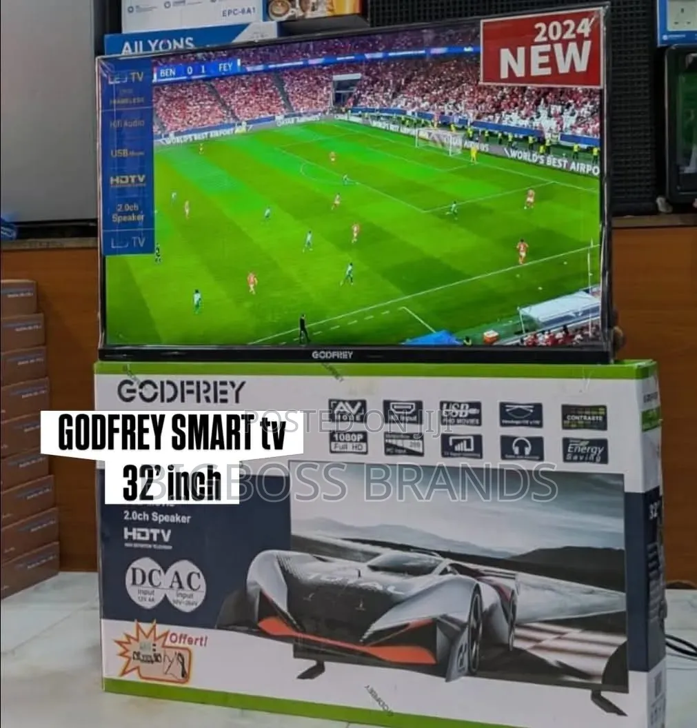 Godfrey 32 Inches Smart Frameless