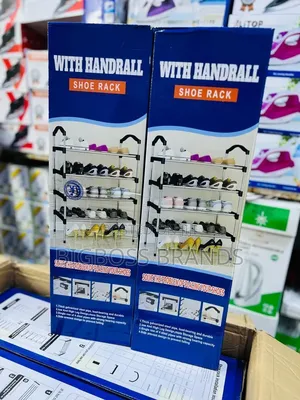 With Handrall Shoe Rack