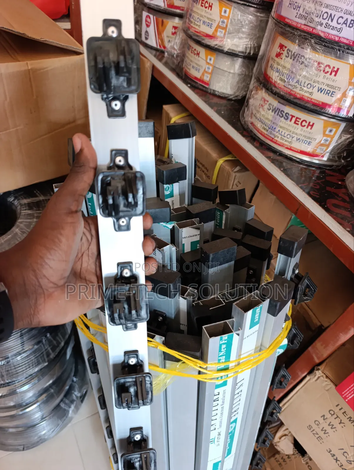 Electric Fence Poles + Brackets Complete — Bei 8,500 | Tz
