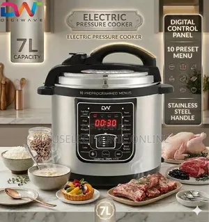 *Digiwave. Electr Pressure Cooker 7l at 145,000**