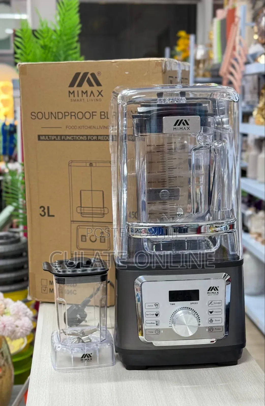 3ltrs Mimax 2 in 1 Soundproof Blender