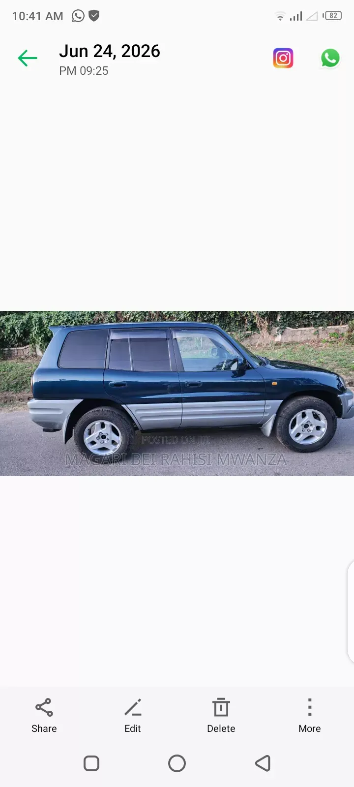 Toyota RAV4 1999 Gray