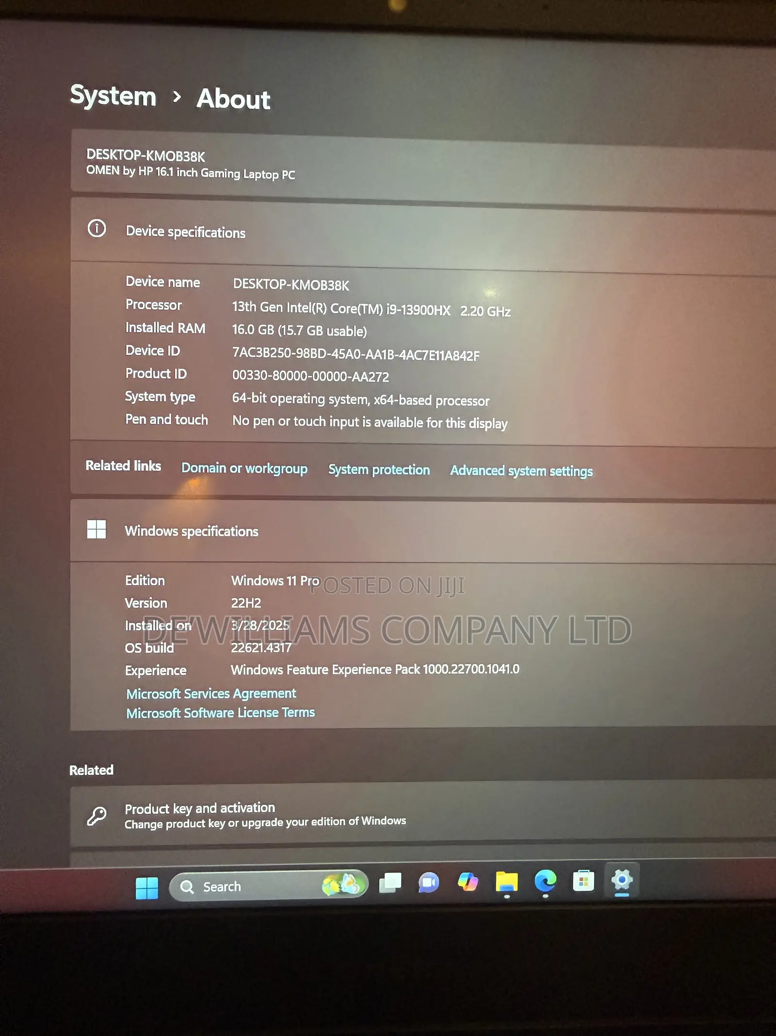 Laptop HP Omen 16 16GB Intel Core i9 SSD 1T