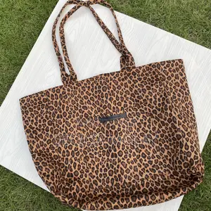 Leopard Print Tote Bag