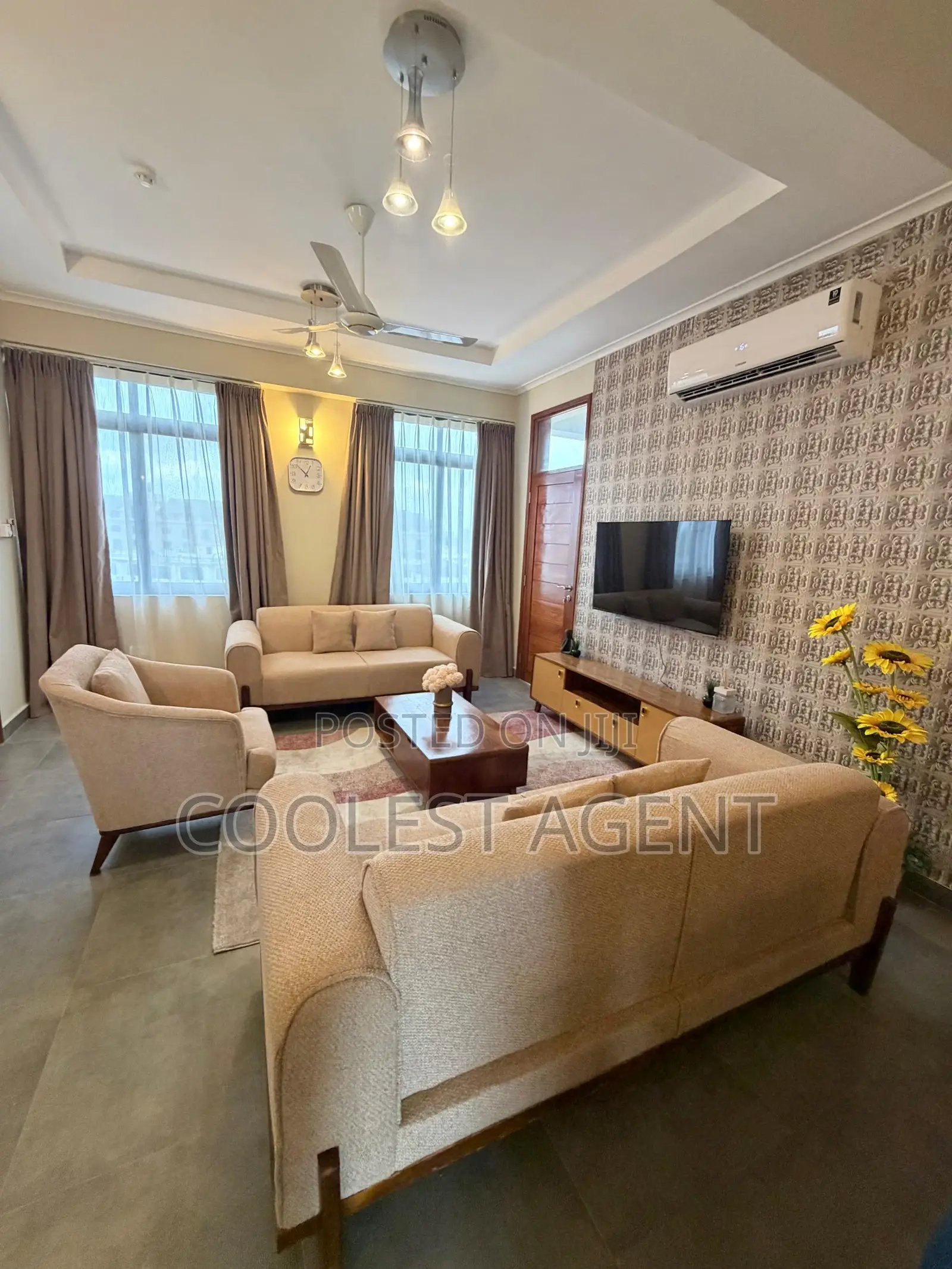 Furnished 3bdrm Apartment in Coolest Estate, Masaki for rent